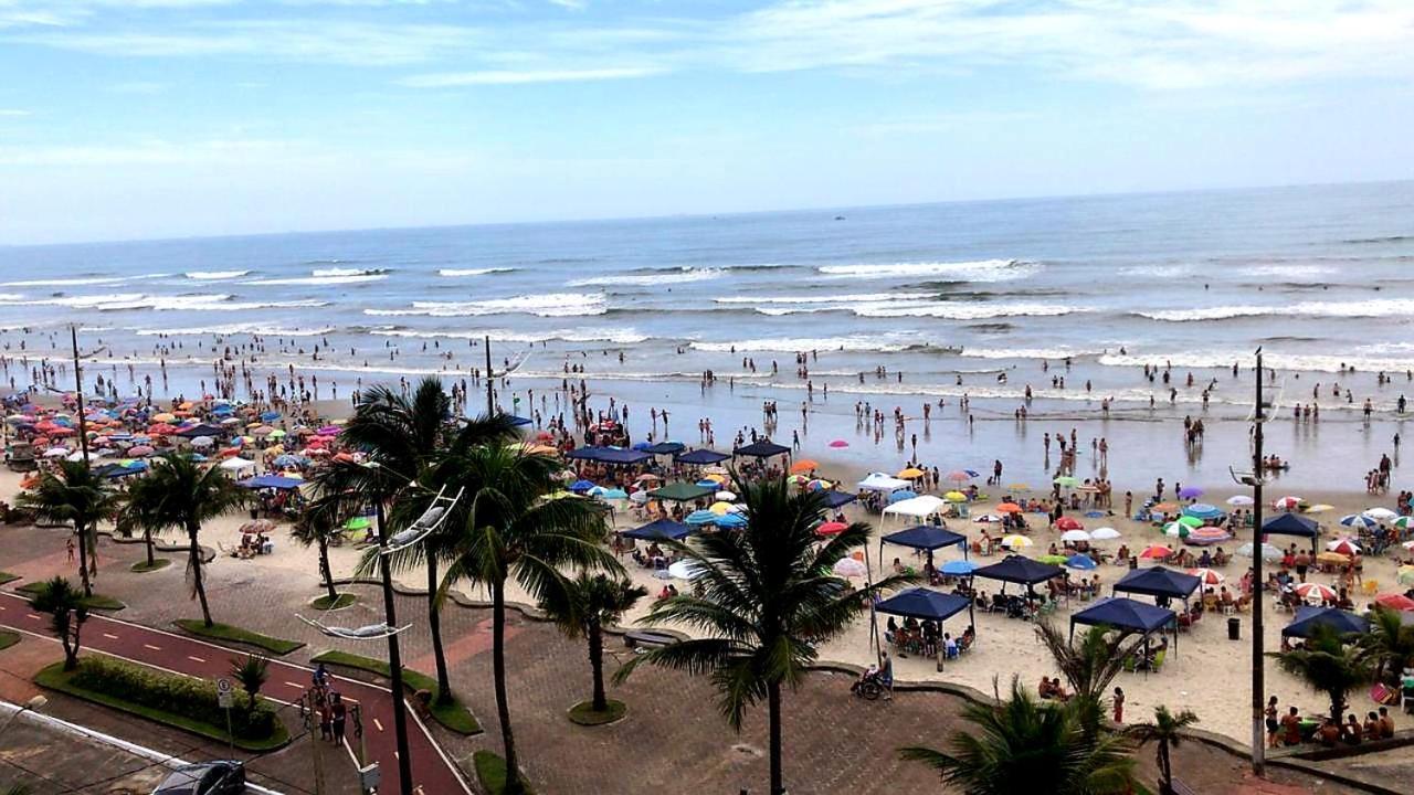 Apartamento De Frente O Mar Praia Grande Hotel Solemar Buitenkant foto